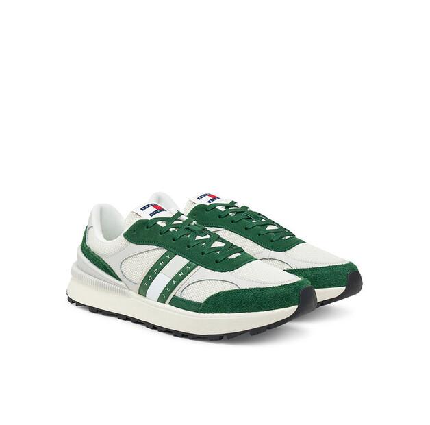 Men's Sneakers Tommy Jeans Tjm Technical Runner Ess Em0em01537 Green