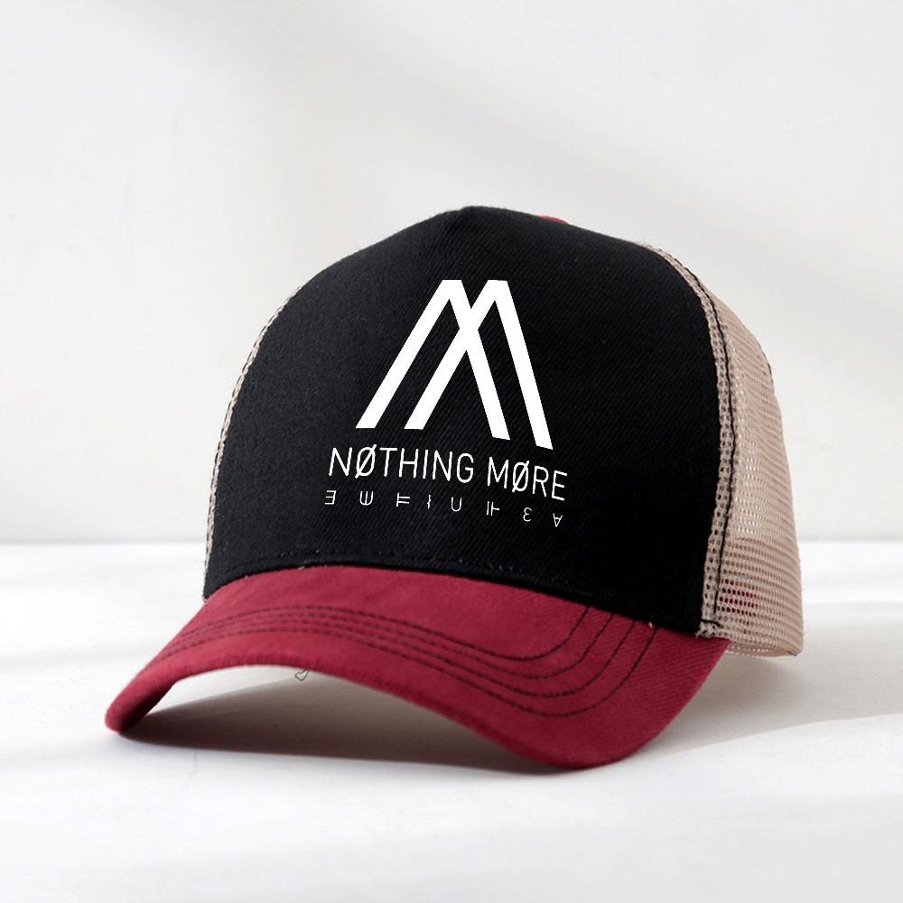 Nothing More Rock Band Baseball cap Mens Hunting Camping Hip Hop Hats Female Male mesh breathable trucker hat