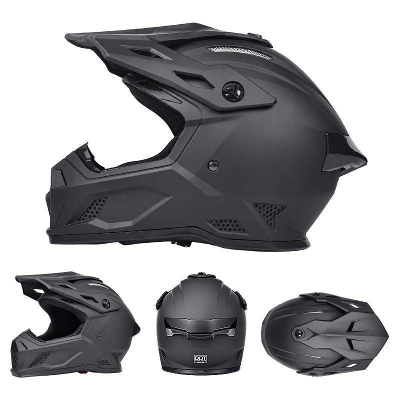 Motorcycle off-road helmet, unisex, suitable for mountain biking, rally racing, and karting; motorcycle helmet