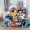 Одеяло Наруто, высококачественное фланелевое теплое мягкое плюшевое одеяло на диван-кровать, подходит для кондиционера, одеяло для сна