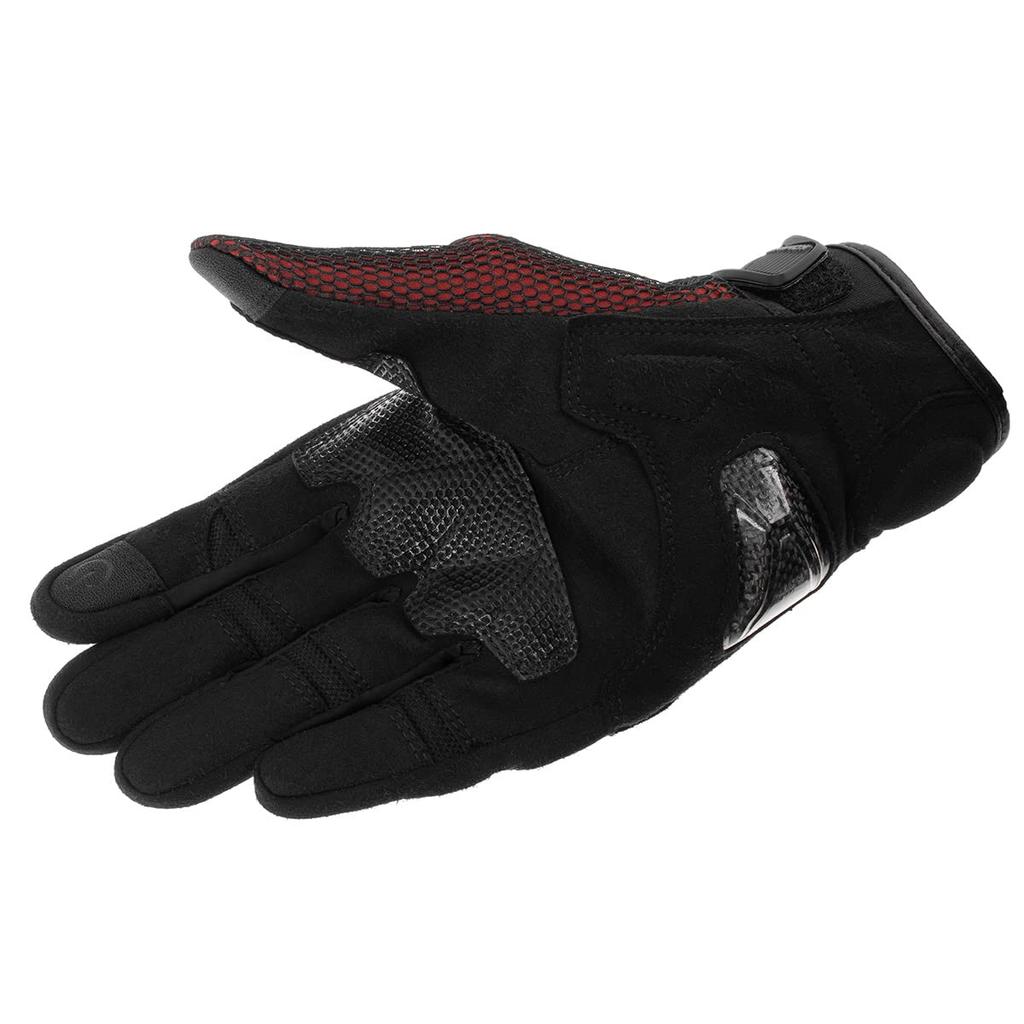 Komine GK-2153 Protective 3D Mesh Gloves for Motorcycles Red 3XL