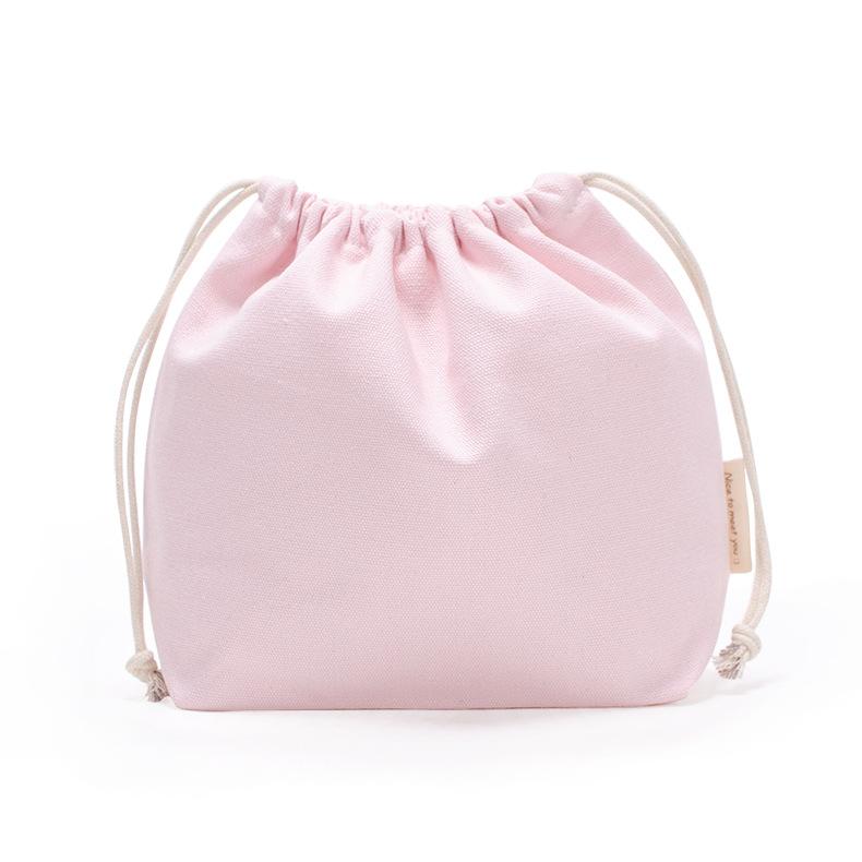 1PCS Color Drawstring Pouches Portable Gift Blank Bags For DIY Cotton Hemp Bags Jewelry Display Packaging Storage