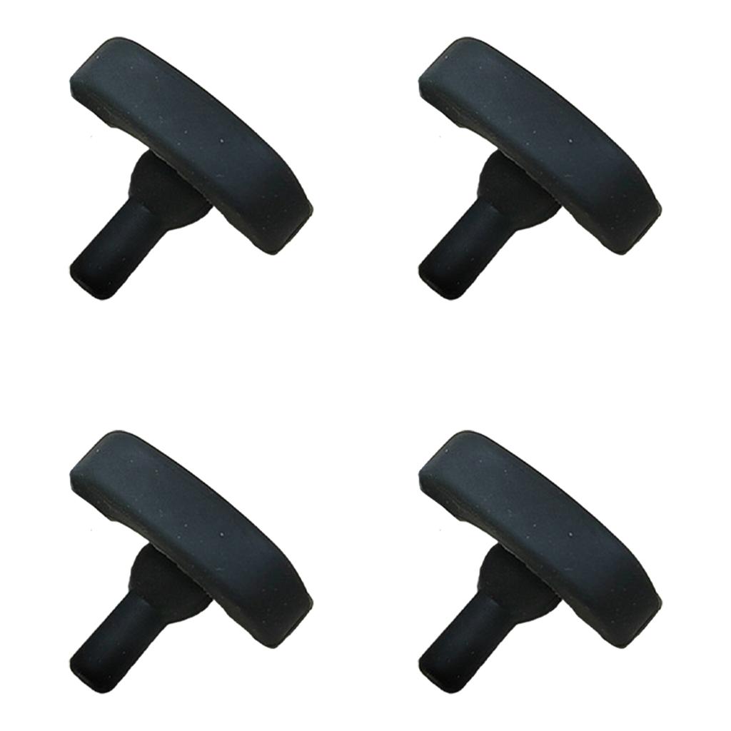 Силиконовые защитные накладки для ножек Силиконовые ножки для аэрофритюрницы Силиконовые запчасти для аэрофритюрницы, защищающие от царапин Идеально подходят для аэрофритюрницы