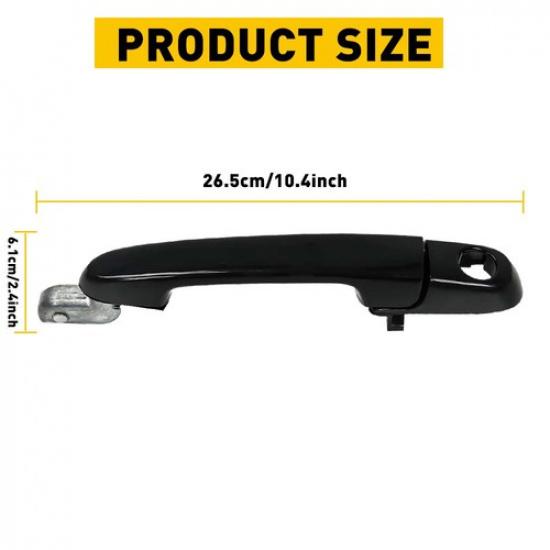 Exterior Door Handle For 2006-2011 Hyundai Accent Front Primed Driver Plastic