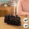 Home Steam Train Humidifier 300ml Large Mist Volume Train Shape Diffuser with LED Lights To Create Home Ambience Night Lights