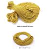 Золотой и серебряный неэластичный шнур для упаковки ювелирных изделий: 8-прядный, без сердечника, 1мм/2мм для рождественских подвесок