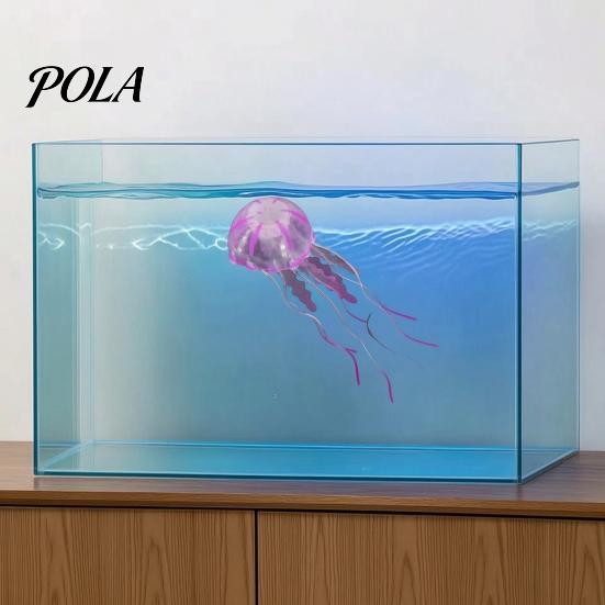Decorative Jellyfish for Aquariums Aquarium Faux Jellyfish, Soft Silicone Fluorescent Realistic Floating Odor-free Decoration Saltwater Tanks