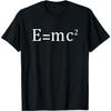 Футболка с уравнением общей теории относительности Эйнштейна E=mc2, Маленький размер, Черный Thuy Мужская Женская Майка Свитшот Худи Лонгслив 1986
