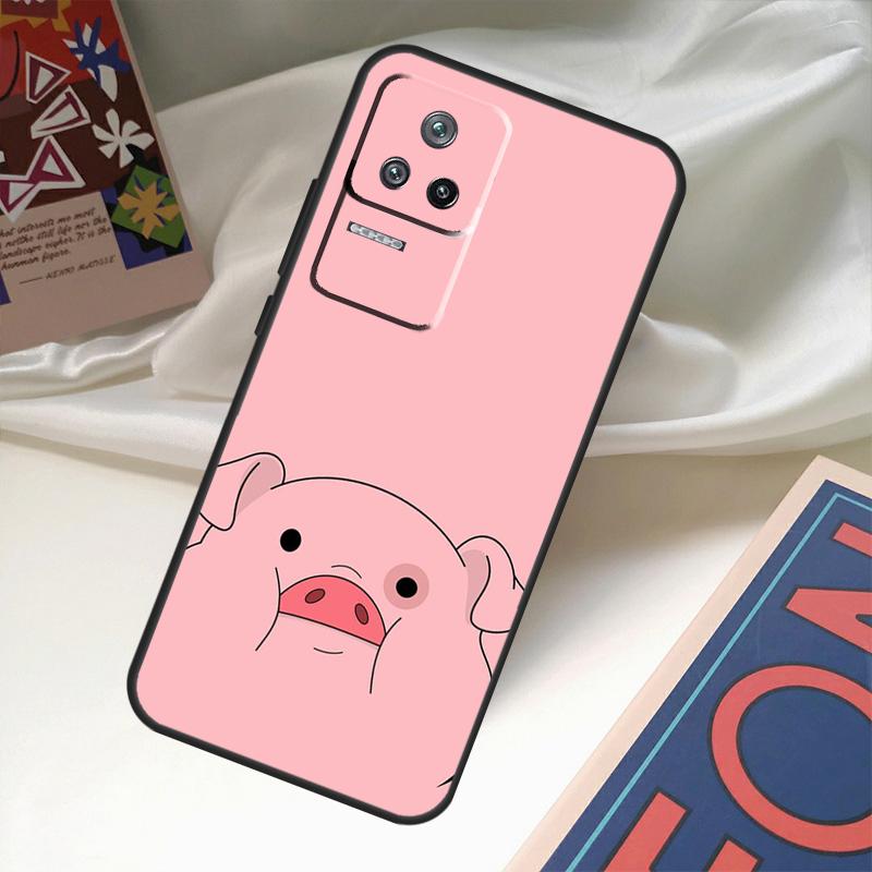 Cartoon Pig Case For Xiaomi 13 14 Ultra 11T 12T 13T Pro 12 Lite POCO X6 M6 Pro X3 X4 X5 M5s F3 F5 Cover