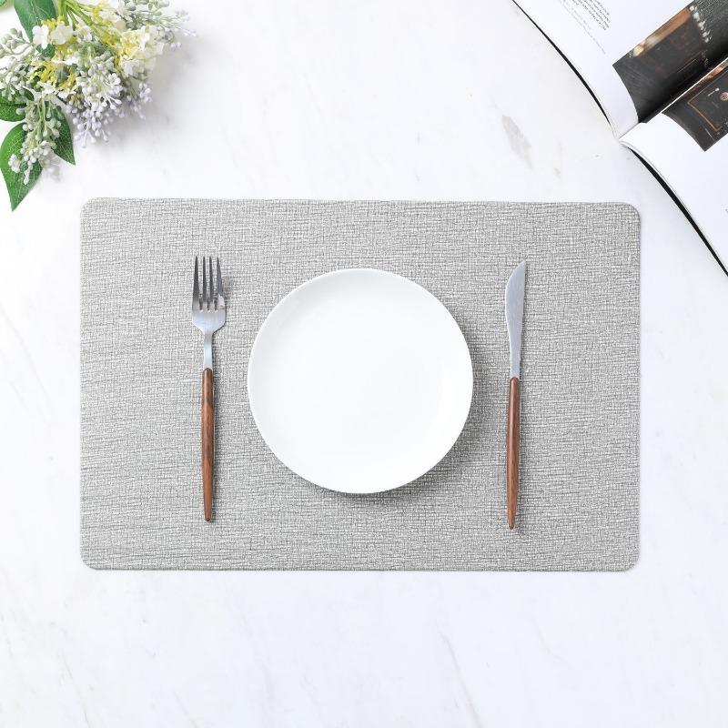 6 шт. Моющиеся коврики для стола Нескользящие теплоизоляционные коврики из ПВХ для обеденного стола кухонные аксессуары