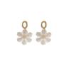 Korea Dongdaemun Ins Mori Flower Petal Earrings, Fresh Versatile Stud Earrings, Femininity Resin Flower Earrings