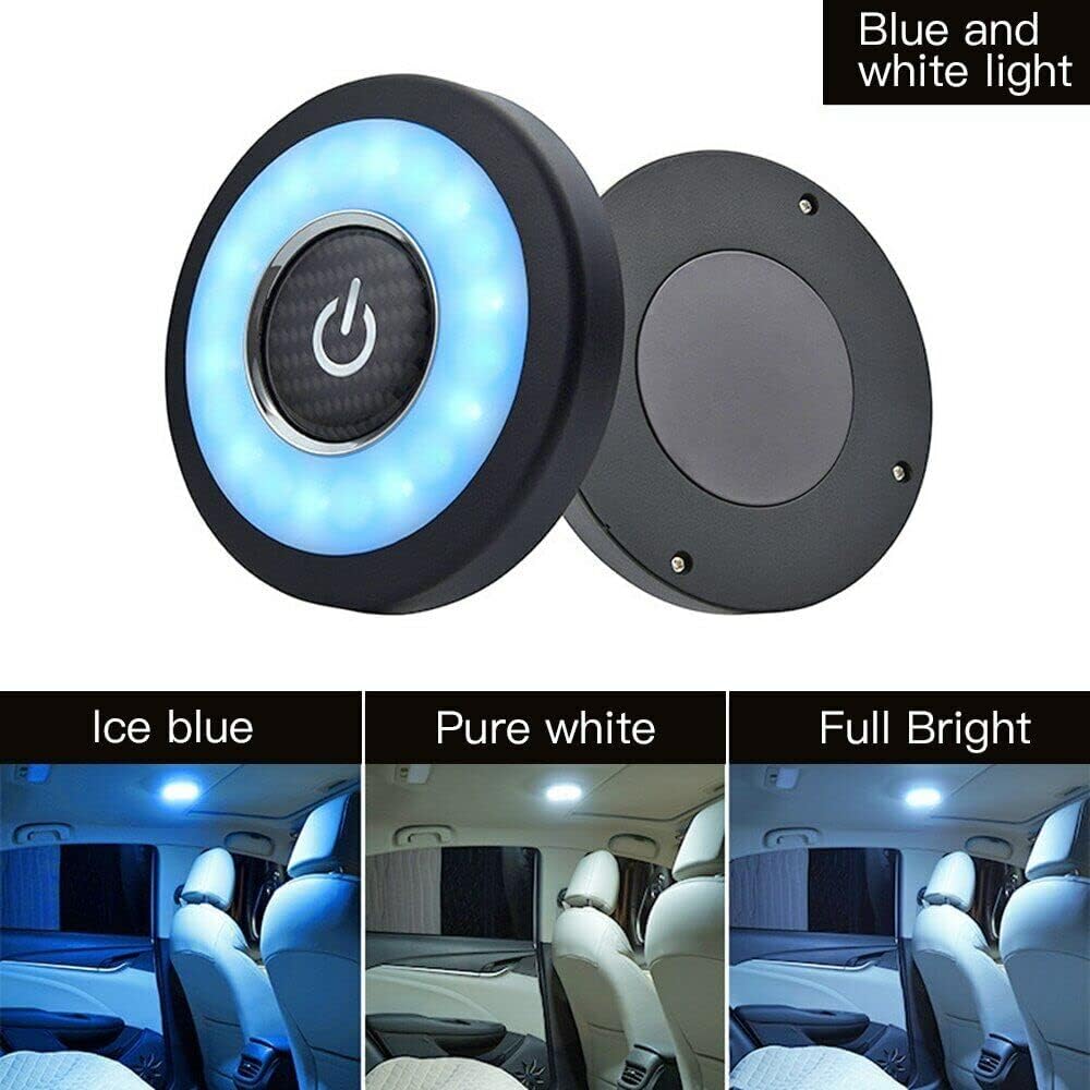 KAGOR Car Ceiling Lights Interior Roof Light USB Rechargeable LED Car Interior Dome Light Bright Multi-Function For Vehicle RV Camping Bedroom