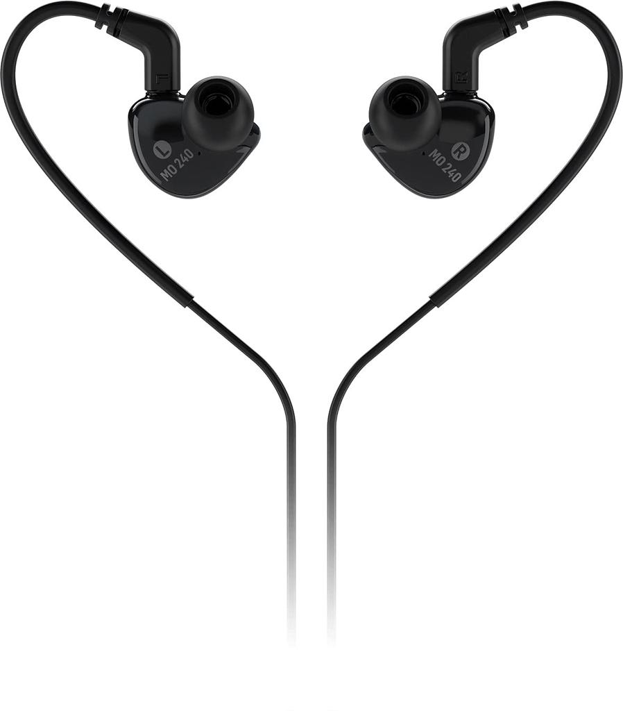 Behringer Monitoring Earphones Dual Hybrid Driver MMCX Terminal Detachable Cable MO240 In-Ear