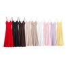 Kaslead New Women clothes Western Style Fashion Slim fit Silk Satin Texture Midi Dress 3248331