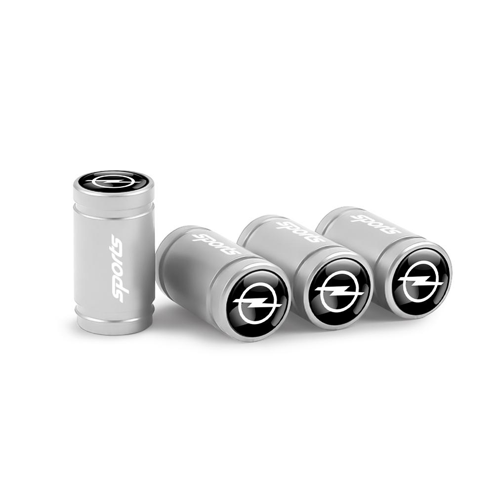 4Pcs Car Styling Wheel Tyre Valve Cap Stem Cover Auto Exterior Accessories For Opel OPC Astra Vectra Corsa Zafira Insignia Mokka