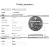 Panasonic CR2450 3V Lithium Button Battery - Original Import, Industrial Pack.