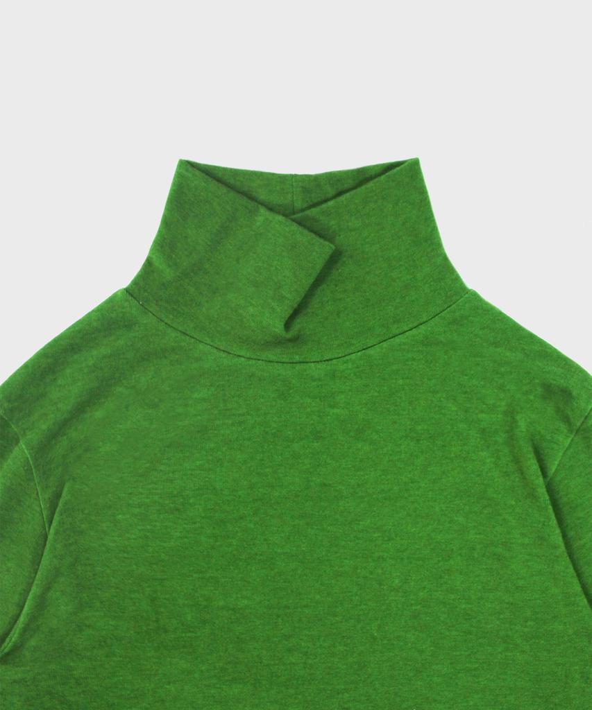 DENSITY Stitch Turtleneck Tee_Forest Green