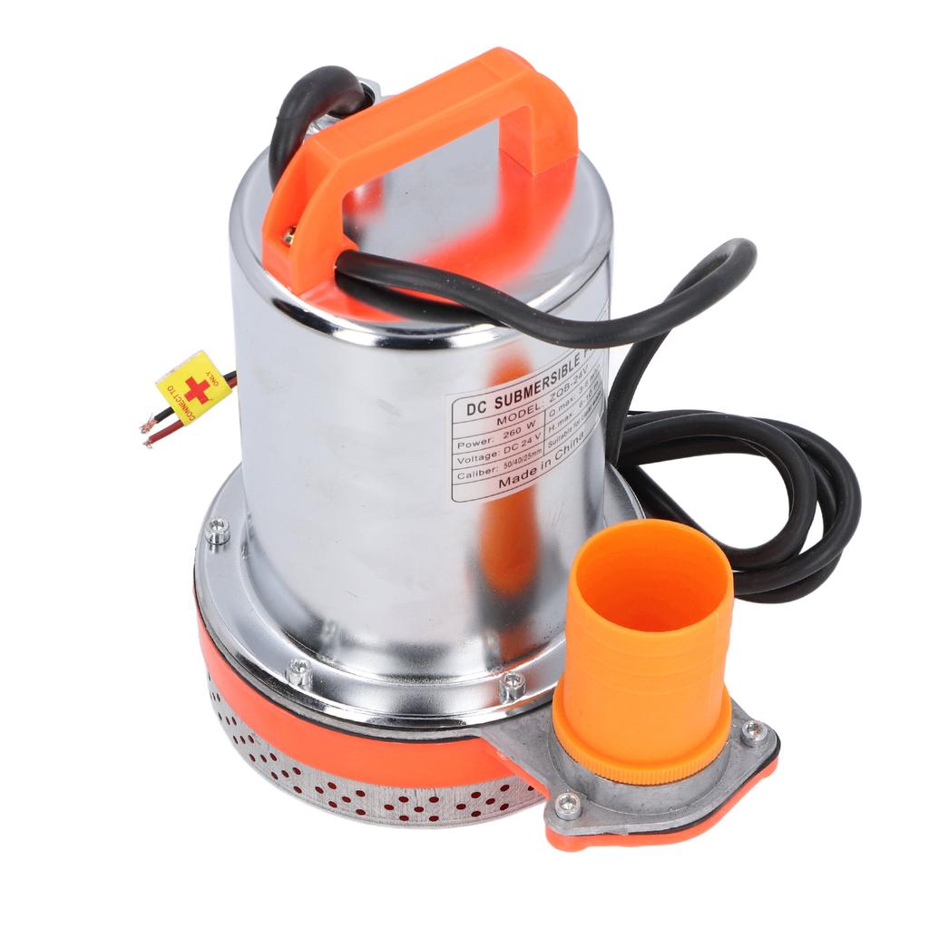 DC24V 260W погружной насос высокого давления водяной насос 1 дюйм 1,5 дюйма 2 дюйма выходное отверстие для садового пруда 