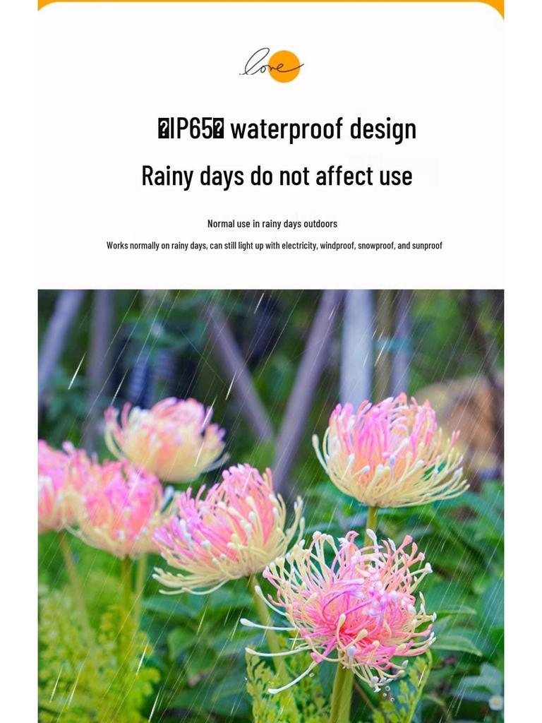 Солнечные фонари Хиганбана Подсолнух - Наружное ландшафтное украшение