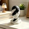 Abstract Home Decor Dualism Unity Sculpture 3D Printed Two-Part Head Art Statue Office Desk Accessories Modern Style Matte PLA Ornament for Living