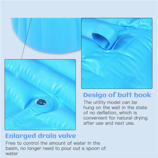 Inflatable Bath Tubs For Infants And Toddlers Bath Tubs Thickened Large Backrest Baby Shower Bathtub Tubs Durable