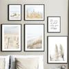 Beach Sand Reed Conch Bridge Quotes Wall Art Canvas Painting Nordic Posters And Prints Wall Pictures For Living Room Home Decor