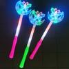 Flash Stars Heart Fairy Flashing Wands Luminous Prop Flash Stars Heart Fairy Stick Kids Toy