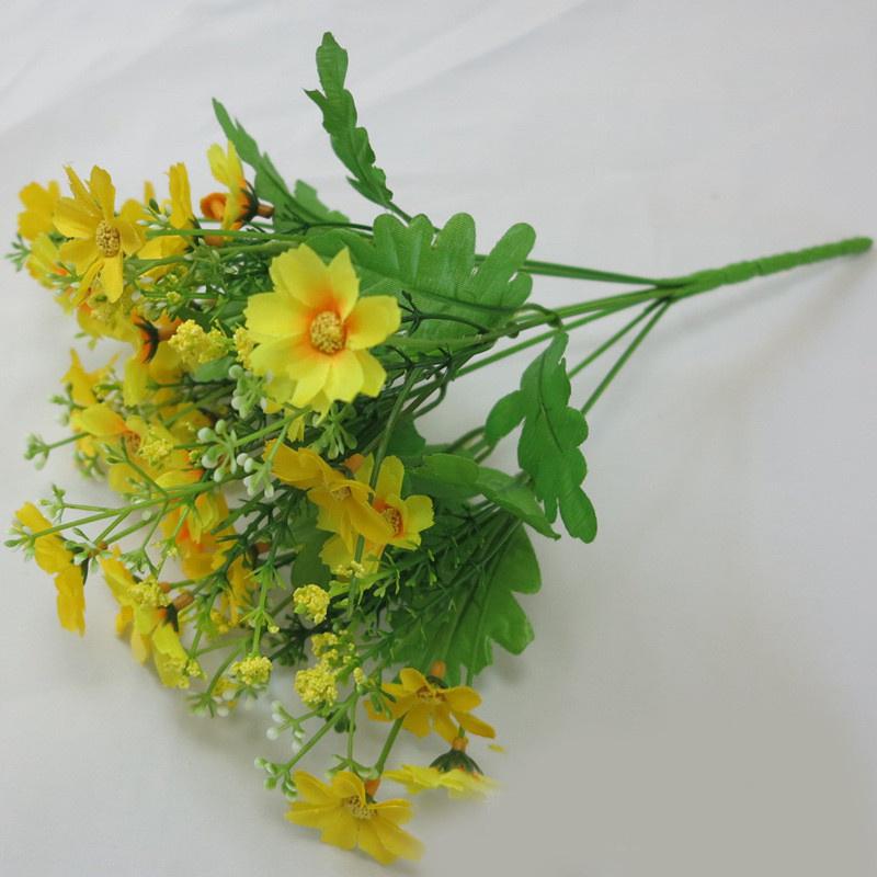 Домашний сад Свадебное украшение Новый подарок своими руками пластиковая цветочная гирлянда домашний декор искусственный цветок имитация цветов ромашка цветок поставка