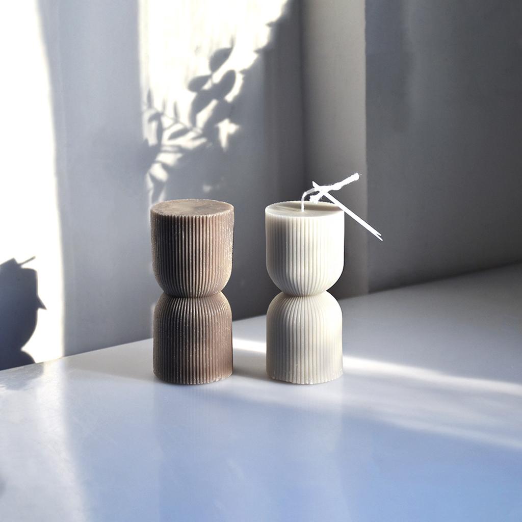 Cylinder Candle Molds Silicone Mold for Candle Making Reusable Candle Resin Epoxy Mould Casting Molds DIY Silicone Mould