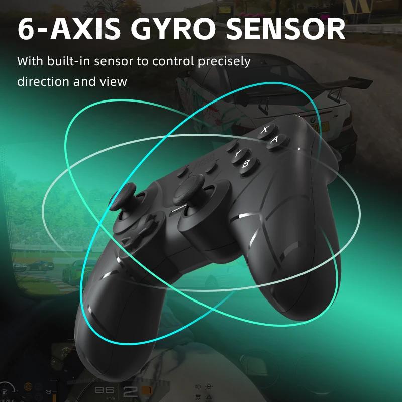 Беспроводной Bluetooth-контроллер Data Frog для Nintendo Switch/lite/oled Switch Pro с беспроводным геймпадом NFC Switch с турбонаддувом