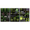 Наклейка Monster Energy Наклейка Monster Наклейка на мотоцикл Наклейка на мотоциклетный шлем для автомобиля, скутера, ноутбука, наклейка для мотокросса 1 шт. Зеленый
