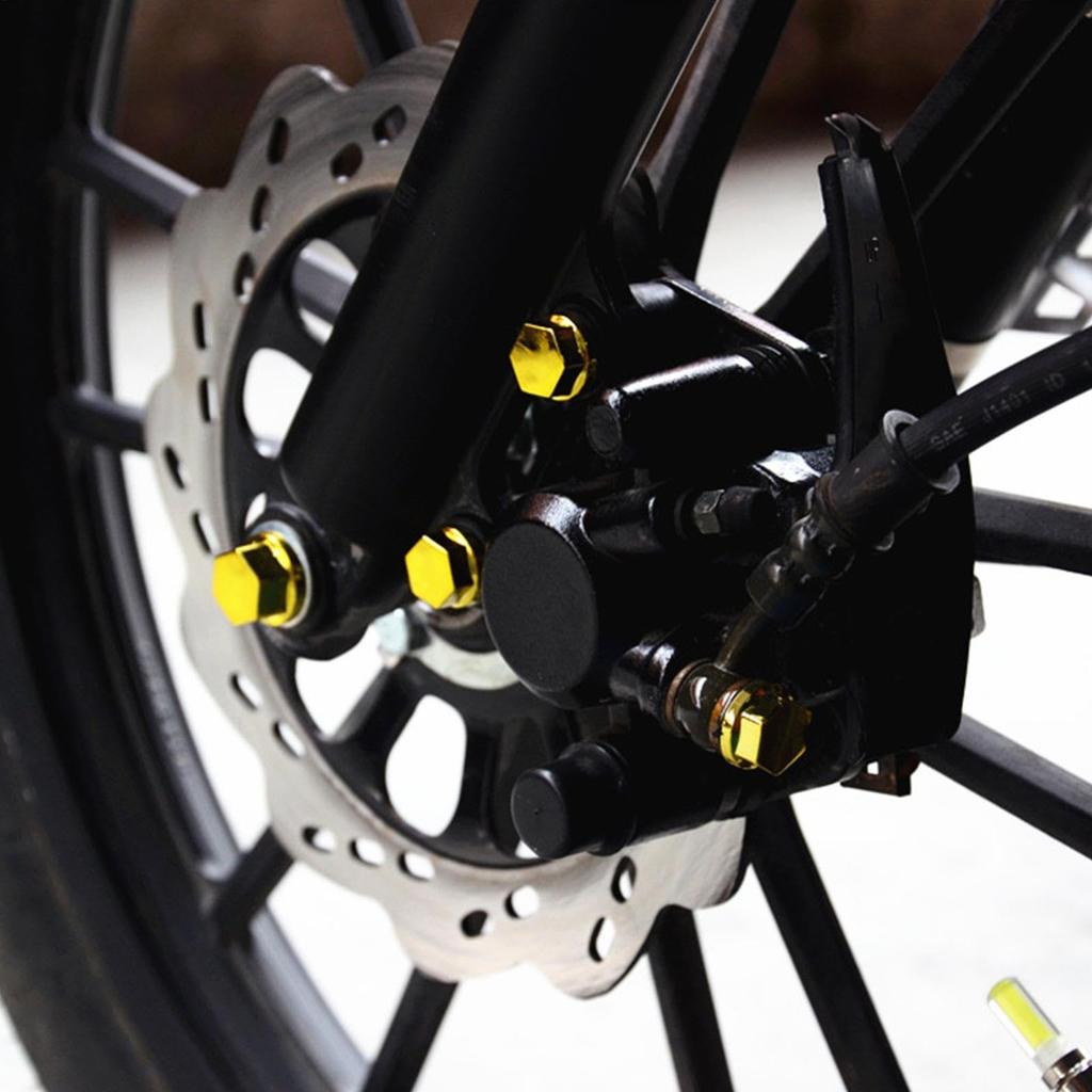 Motorcycle Screw Caps Set of 30 5 Colors Motorcycle Head Screw Cover Bicycle Engine