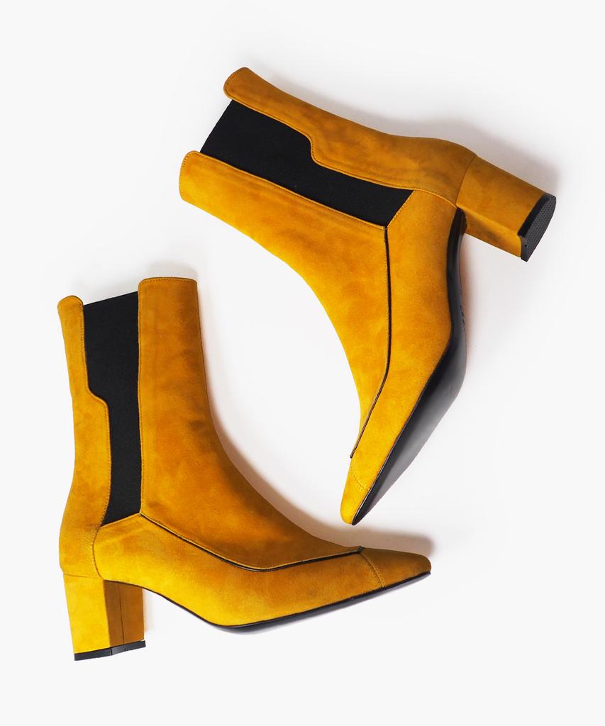 Heedimensional Solmazen Middle Boots Mustard