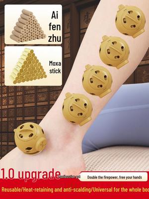 Коробка для моксотерапии 1.0: Портативный утолщенный мокса-горшок для домашнего и салонного использования - Идеально подходит для терапии холодного маточного тела мокса-палочками и конусами.