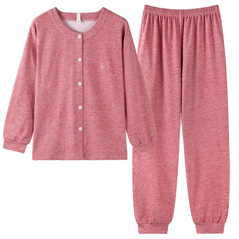 Женская пижама из немецкого бархата, осенне-зимняя, утолщенная, теплая, с длинным рукавом, зимний повседневный комплект для дома большого размера из тонкого бархата