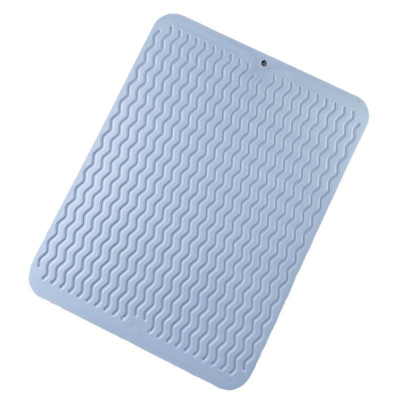 Silicone Wave Drain Pad: Waterproof, Non-Slip Kitchen Insulation Placemat