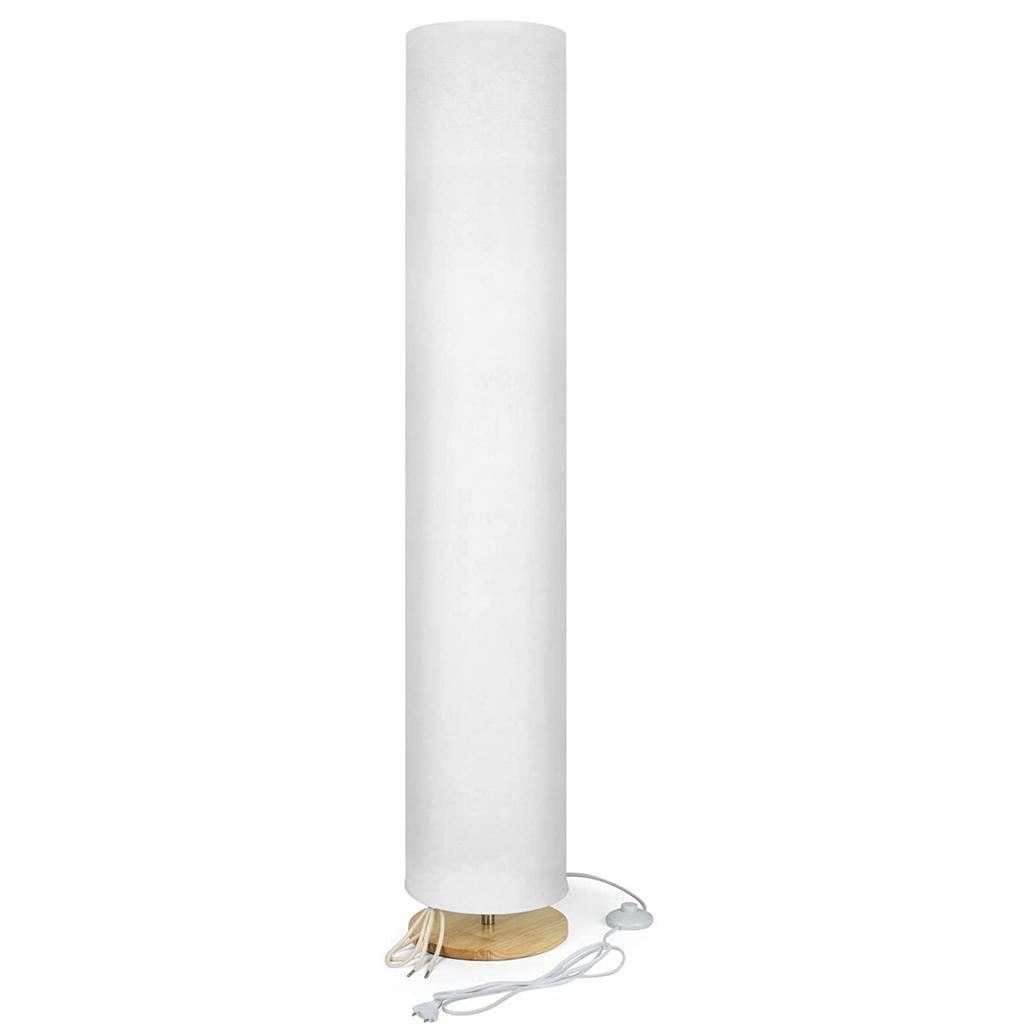 AC110-220V 14W Soft Fabric LEDs Floor Lamp Standing Light E27 Base Socket Holder Foot Pedal Switch