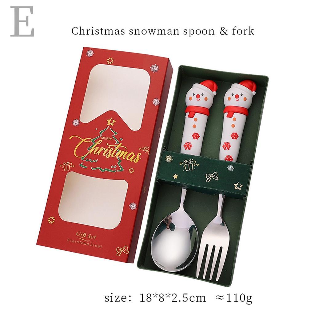 Рождественский набор ложки и вилки