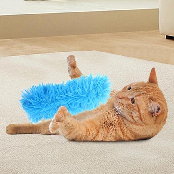 1 шт., игрушки для кошек для домашних котят, мягкие игрушки и подушки, интерактивная игрушка-кикер для кошек с кошачьей мятой и морщинками, плюшевая игрушка для жевания кошек