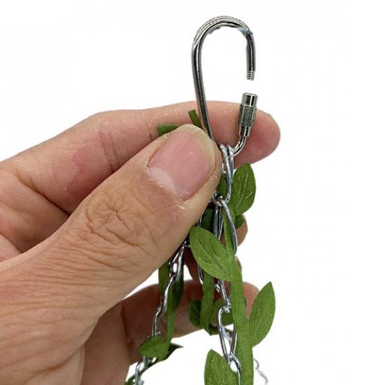 Подвесное гнездо для попугая, клетка для птиц, плюшевая кровать для птиц с листьями, крючок, зеленое гнездо для разведения в помещении для волнистого попугайчика, кореллы, попугая-неразлучника