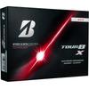 Мячи для гольфа Bridgestone TOUR B X, упаковка 12 шт., белые, модель 2026 г.