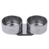 Double Stainless Steel Art Pallete Clip Pot Large Oil Painting Container with Lid