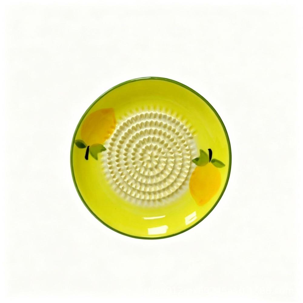 Non-Slip Ceramic Ginger Grater Easy Clean Fruit Grinding Tool Manual Garlic Masher  Tomato Grating