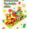 Детский лабиринт, строительство фарватера, сборка кирпичей своими руками, мраморный гоночный блок, небольшой строительный блок, сборка частиц, развивающие игрушки