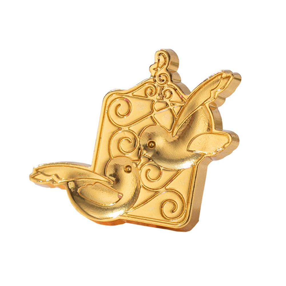 Золотой антикварный сургучный штамп, винтажный ремесленный запечатывающий штамп для открыток, конвертов, свадебных приглашений, подарочной упаковки, скрапбукинга