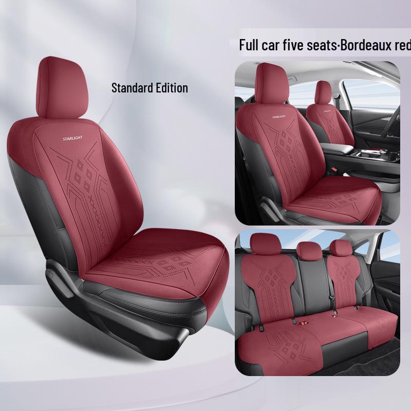 Wuling Starlight Suede Saddle Pad Car Seat Cushion - Universal Fit for All Seasons