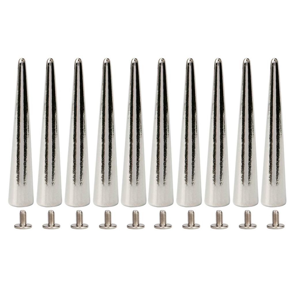 Набор декоративных заклепок 10 шт. Панк-стиль Пряжки-гвозди Винтовые заклепки-шипы для DIY-поделок ПУ ремень Обувь Одежда Шипы