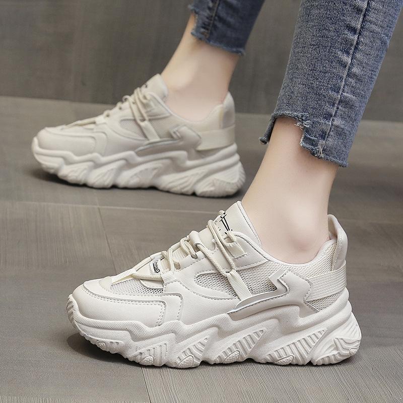 Туфли на платформе Белые кроссовки Женские спортивные повседневные туфли Удобная женская обувь Вулканизированные туфли Женские кроссовки Zapatos Para Mujer