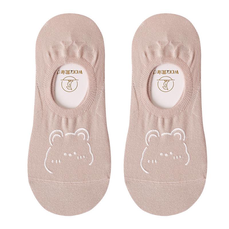 Женские нескользящие дышащие невидимые носки-лодочки для весны и лета