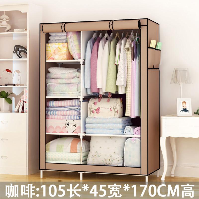 Шкаф Простые тканевые шкафы Компактный шкаф для хранения пыли Подвесной складной G Портативный шкаф для спальни